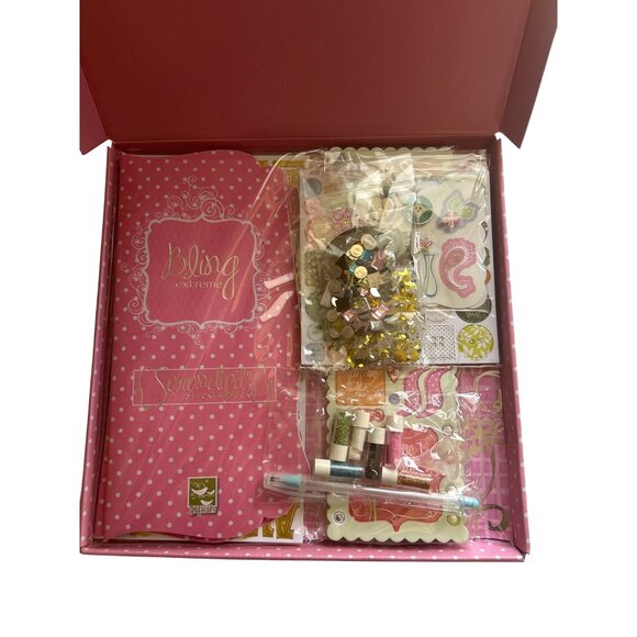 3 Birds Bling Extreme Scrapbooking Kit With Stickers Sequins & Craft Supplies - Picture 2 of 5